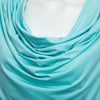 Trendy Pile Collar Sleeveless with Tube Top Pleated Patchwork Color Block T-shirt for Women