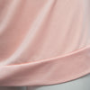 Trendy Pile Collar Sleeveless with Tube Top Pleated Patchwork Color Block T-shirt for Women