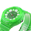OTS 238 Women Quartz Watch 50M Water Resistance Luminous Pointer 3D Arabic Numerals Display PU Strap Wristwatch