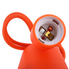 E27 Colorful Silicone Ceiling Lamp Holder with Rope Cord
