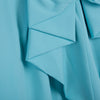 Fashionable Mid Waist Side Zipper Bowknot Pleated Patchwork Candy Color Shorts for Women