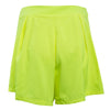 Fashionable Mid Waist Side Zipper Bowknot Pleated Patchwork Candy Color Shorts for Women