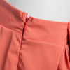 Fashionable Mid Waist Side Zipper Bowknot Pleated Patchwork Candy Color Shorts for Women
