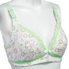 Adjustable Floral Print Front Button Wirefree Cotton Maternity Breastfeeding Nursing Bra