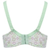 Adjustable Floral Print Front Button Wirefree Cotton Maternity Breastfeeding Nursing Bra