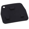 C91 Car Remote Key Holder Case Shell 3-button Rubber Pad for Toyota