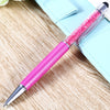 0.7mm Crystal Black Ballpoint Pen for Writing Office School Supplies