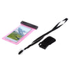 PVC Mobile Phone Pouch Waterproof Bag with Lanyard Arm Belt