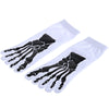 Paired Men Punk Cotton Five Fingers Toe Socks Skull Image for Outdoor Sports