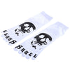 Paired Men Punk Cotton Five Fingers Toe Socks Skull Image for Outdoor Sports