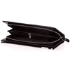 Solid Color Letter Hasp Zipper Vertical Clutch Wallet for Men