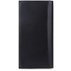 Solid Color Letter Hasp Zipper Vertical Clutch Wallet for Men