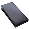 Solid Color Letter Hasp Zipper Vertical Clutch Wallet for Men
