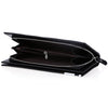 Solid Color Letter Hasp Zipper Vertical Clutch Wallet for Men