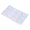 DIY Creative Silver Manicure Sticker Printing Template Hollow Decals for Girls