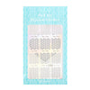 DIY Creative Silver Manicure Sticker Printing Template Hollow Decals for Girls