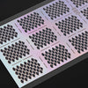 DIY Creative Silver Manicure Sticker Printing Template Hollow Decals for Girls