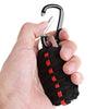 Outdoor Practical Paracord Survival Grenade Shape Kit Carabiner Fishing Tools with Snap Hook Key Chain