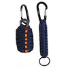 Outdoor Practical Paracord Survival Grenade Shape Kit Carabiner Fishing Tools with Snap Hook Key Chain
