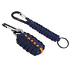 Outdoor Practical Paracord Survival Grenade Shape Kit Carabiner Fishing Tools with Snap Hook Key Chain