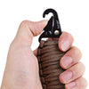 Outdoor Practical Paracord Survival Flint Fire Starter Fishing Tools with Snap Hook Key Chain