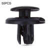 50pcs 11109 8MM Plastic Vehicle Door Fastener Buckle Car Interior Trim Card Panel Fixed Clamp for Nissan