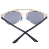Vintage Unisex Reflective Mirror Cat Frame Glasses