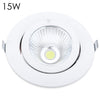 15W LED COB Recessed Ceiling Light Adjustable Spotlight