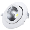 15W LED COB Recessed Ceiling Light Adjustable Spotlight