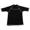 Short Sleeves Straitjacket Top Collar Rash Guard Lycra Swimsuit Surfing Swim Shirt