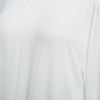 Trendy Boat Neck Long Sleeve Lacework Patchwork Pure Color Bikini Blouse for Women