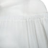 Trendy Boat Neck Long Sleeve Lacework Patchwork Pure Color Bikini Blouse for Women