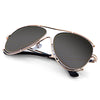 Oversize Vintage Female Color Coated Sunglasses