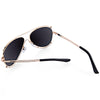 Oversize Vintage Female Color Coated Sunglasses