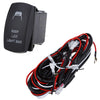 5pin 40A Car Relay Wiring Harness Kit with LED Light Bar Fog Spot On Off Laser Rocker Switch