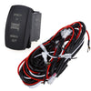 5pin 40A Car Relay Wiring Harness Kit with LED Light Bar Fog Spot On Off Laser Rocker Switch
