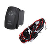 5pin 40A Car Relay Wiring Harness Kit with LED Light Bar Fog Spot On Off Laser Rocker Switch