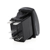 5pin 40A Car Relay Wiring Harness Kit with LED Light Bar Fog Spot On Off Laser Rocker Switch