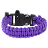 Multifuctional Survival Paracord Bracelet with Whistle Compass Flint Fire Starter Outdoor Emergency Use