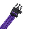 Multifuctional Survival Paracord Bracelet with Whistle Compass Flint Fire Starter Outdoor Emergency Use