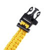 Multifuctional Survival Paracord Bracelet with Whistle Compass Flint Fire Starter Outdoor Emergency Use