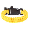 Multifuctional Survival Paracord Bracelet with Whistle Compass Flint Fire Starter Outdoor Emergency Use