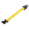 Multifuctional Survival Paracord Bracelet with Whistle Compass Flint Fire Starter Outdoor Emergency Use