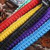 Multifuctional Survival Paracord Bracelet with Whistle Compass Flint Fire Starter Outdoor Emergency Use
