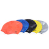 Shenyu Unisex Swimming Long Hair Silicone Cap with Ear Cup Protection