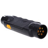 T22773 7 Pin 12V 12N Plastic European Standard Round Hole Trailer Plug Battery Tester N Type