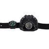 Rechargeable Outdoor Variable-output LED Wrist Light with Compass