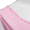 Bee Bowknot Letter Print Loose Tank Top