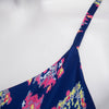 Sexy V-neck Suspender Hollow Out Asymmetric Print Patchwork Loose Vest for Women