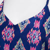 Sexy V-neck Suspender Hollow Out Asymmetric Print Patchwork Loose Vest for Women